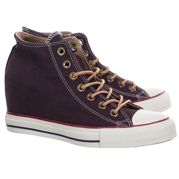 Converse Women's Sneakers in Dark Brown and Tan - Picture 2 of 15